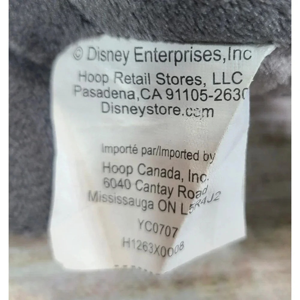 Disney Store The Jungle Book Plush Baloo Stuffed Animal Toy Bear Gray 7" - Picture 5 of 6